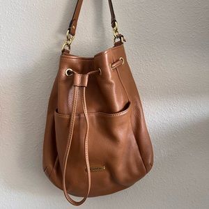 Coach purse with long strap included